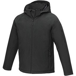 Notus wattierte Softshell Herrenjacke, schwarz, XL