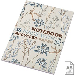 Novella Austen A5 Softcover Notizbuch aus Recyclingmaterial – 50 Blatt, elfenbeinweiß