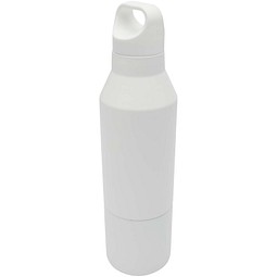 Odessy 600 ml Isolierflasche und 300 ml Becher aus RCS recyceltem Edelstahl, weiss