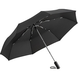 FARE® Oversize Taschenschirm Colorline, schwarz/hellgrau