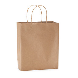 Papier Tragetasche Recycled medium, natur