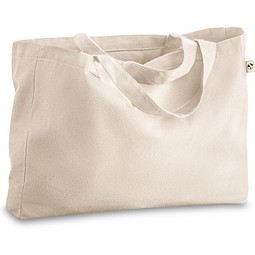 PARMA. Tragetasche aus Baumwolle (50%), recycelter Baumwolle (30%) und polyester (20% rPET) (280 g/ m²), Naturhell