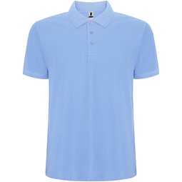 Pegaso Premium Poloshirt für Kinder, himmelblau, 7/8