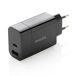 Philips Ultra Fast PD Wall-Charger, schwarz