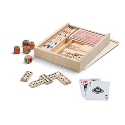PLAYTIME. 4-in-1 Spielset, Naturhell