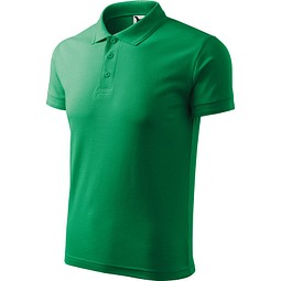 Polohemd Herren Pique Polo, 2XL, grasgrün