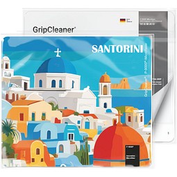 POLYCLEAN Microfaser-Mousepad 4 in1 GripCleaner, inkl. Druck, eckig