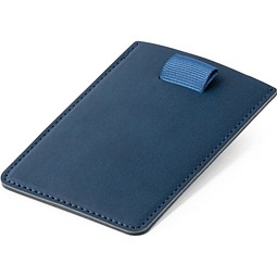 POPPY. RFID-blockierender PU-Kartenhalter, Blau