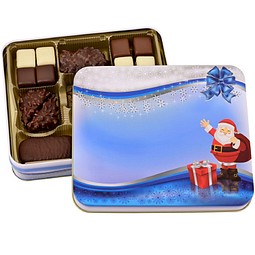 HAEBERLEIN-METZGER Präsentdose Nikolaus, blau