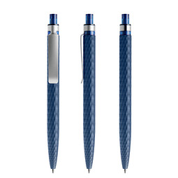 prodir® Druckkugelschreiber QS01 PMS Push, blaue Mine, dunkelblau