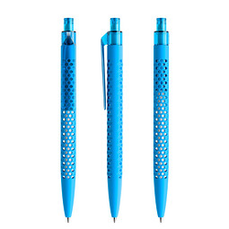 prodir® Druckkugelschreiber QS40 Soft Touch PRT Push, blaue Mine, cyanblau