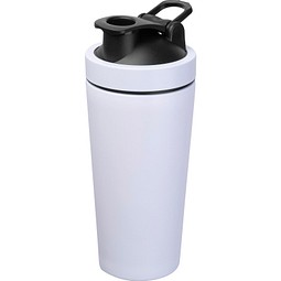 Proteinshaker aus Edelstahl LILY, weiß