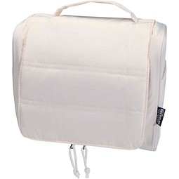 Puffer GRS recycelte aufhängbare Kulturtasche 8L, sandstone