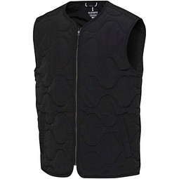 Quarz GRS-recycelte Thermoweste Unisex, schwarz, 2XS