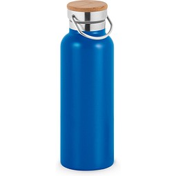 RAGNAR. Trinkflasche aus Edelstahl (36% recycelt) (570 mL), doppelwandig und vakuumisoliert, Blau