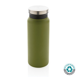 RCS recycelte Stainless Steel Vakuumflasche 600ml, grün