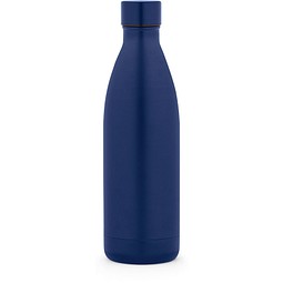 RE-BUFFON XL. Doppelwandige Trinfklasche aus Edelstahl (90% recycelt) 1L, Dunkelblau