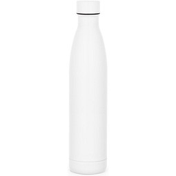 RE-BUFFON XL II. Doppelwandige Trinfklasche aus Edelstahl (90% recycelt) 1L, Weiß