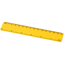 Refari 15 cm Lineal aus recyceltem Kunststoff, gelb