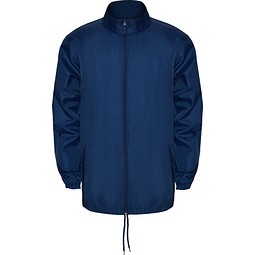 Regenjacke – leichte Windjacke mit Reißverschluss, L, Navy