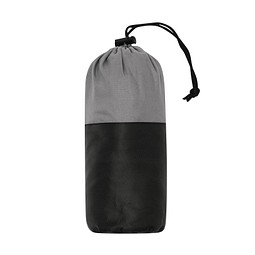 Reiseschlafsack VACATION VIBES,grau, schwarz