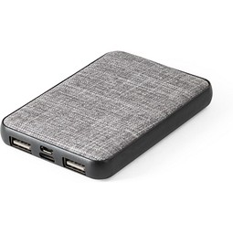 RENEWAL BATTERY. Powerbank 5'000 mAh aus Recyceltes PET (100% rPET), Grau