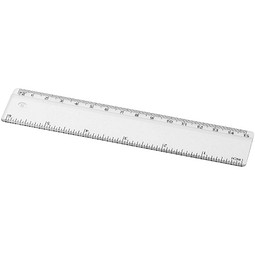 Renzo 15 cm Kunststofflineal, transparent klar