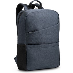 REPURPOSE BACKPACK. Laptop-Rucksack 15.6" aus 600D recyceltem Polyester, Blau