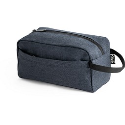 REPURPOSE BAG. Kulturtasche aus Polyester aus recyceltem 600D, Blau