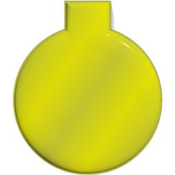 RFX™ M-10 Runder, reflektierender PVC-Magnet, groß, neongelb