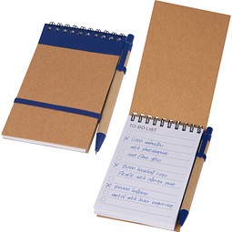 Ringbuch mit Kugelschreiber und "To do Liste" EUGENIO, blau