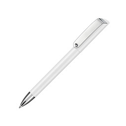 RITTER PEN Drehkugelschreiber Glossy, blaue Mine, weiß