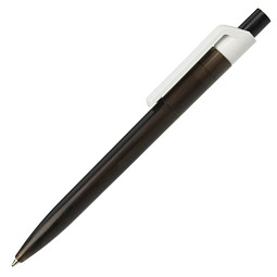 RITTER PEN Druckkugelschreiber Insider, blaue Mine, transparent, schwarz