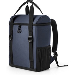 ROMA L. Gepolsterter Thermorucksack aus recyceltem Polyester 600D Ripstop 16 L, Blau