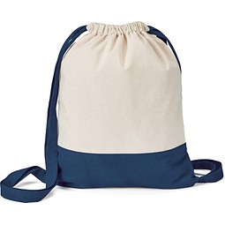 ROMFORD. Turnbeutel aus 100% Baumwolle (180 g/m²), Dunkelblau