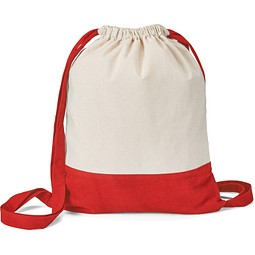 ROMFORD. Turnbeutel aus 100% Baumwolle (180 g/m²), Rot