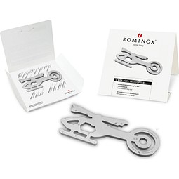 ROMINOX® Key Tool // Helicopter - 18 Funktionen, silber