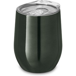 RONDE. Reisebecher aus Edelstahl 400 ml, Gewehrmetall
