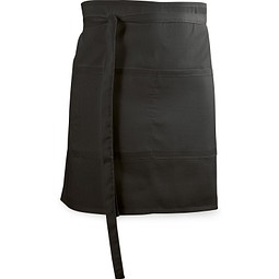 ROSEMARY. Barschürze aus Baumwolle und Polyester (150 g/m²), Schwarz