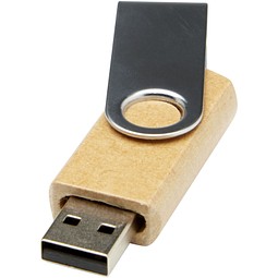 Rotate USB-Stick 3.0 aus recyceltem Papier, Kraftpapier, 64GB