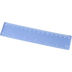 Rothko 15 cm PP Lineal, blau mattiert
