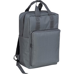 Rucksack mit Laptopfach Levix, silbergrau