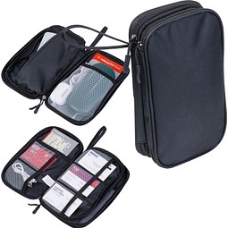 RPET Travel Case OTYLIA, schwarz