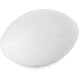 RUGBY. Anti-Stressball aus PU, Weiß