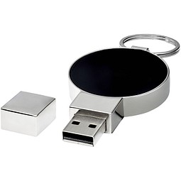Runder Light Up USB Stick, blau, 1GB