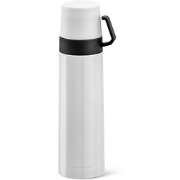 SAFE. Thermoskanne aus Edelstahl und PP, 490 ml, Weiß