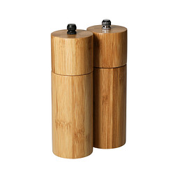 Salz- und Pfeffermühlen-Set Grind, natur/schwarz/weiß