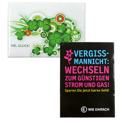 Samentütchen Mini - Standardpapier - Sommerblume, weiß