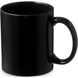 Keramiktasse Santos, 330 ml, schwarz