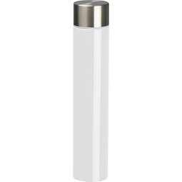 Schlanke Isolierflasche mit 310 ml Füllvermögen, weiss